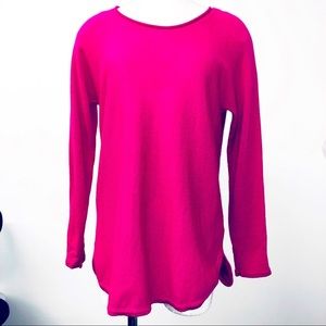 Max Studio 100% Extra Fine Merino Wool Tunic Sz Lg